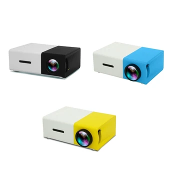 Prenosné LED Projektor S USB 1080P YG300 Sync Displej E1YA Obrázok