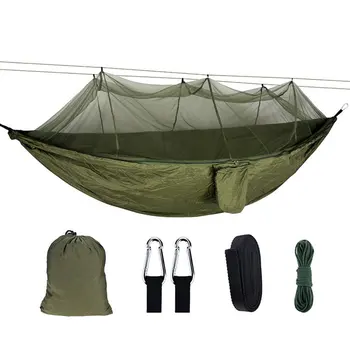 Prenosné Outdoor Camping hojdacia sieť Double 210T Nylon Komár-dôkaz Leteckých hojdacia sieť Priedušná Anti-komár Odolné hojdacia sieť Swing Obrázok