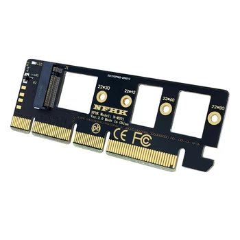 Rozširujúca Karta M. 2 NVME SSD Do PCIE 3.0 X16/X8/X4 Ploche SSD Karty Adaptéra Podporu 2230 2242 2260 2280 Veľkosť SSD Obrázok
