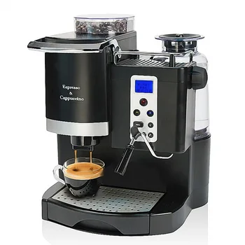 Semi-automatický kávovar Obchodné kávovar Automatická Brúsenie Úprava Mikropočítačové Ovládanie Teploty Systém Obrázok