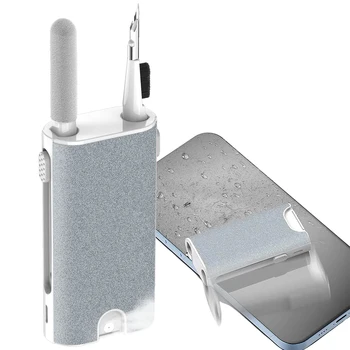 Slúchadlá čistiacej Súpravy 3 v 1 Multifunkčné Bluetooth Headset Čistiace Pero-Prenosný Klávesnica Čistenie Nástroj Mäkké Hrnú Huba Obrázok