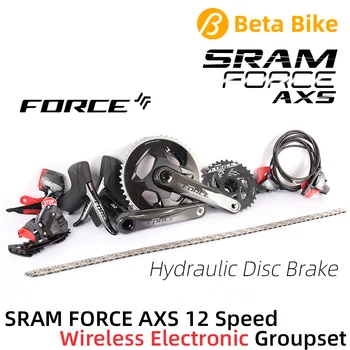 SRAM FORCE ETAP AXS Elektronické Bezdrôtový Prehadzovačky Hydraulické Kotúčové Brzdy Sada D1 2x12 12 Speed Bike Požičovňa DUB Auta XDR Obrázok