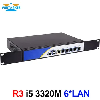 Súčasné obrady R3 Sieťový Server Firewall Zariadenia s Intel i5 3320M Dual Core 6 Lan pfSense Mäkké Router AES V COM VGA Openwrt Obrázok