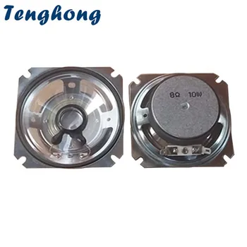 Tenghong 2ks 8Ohm 10W 3.5 Palcový Transparentný Vodotesný Reproduktor Jednotka 87MM Audio Výšok Reproduktor Otvoreným Uhlom 60 Magnety Reproduktor Obrázok