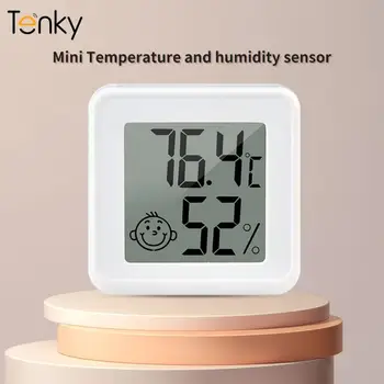 Tenky Teploty Vlhkosti Snímač Celzia Celzia Vnútorný Vlhkomer Smart Home Senzor Domov Pripojený Teplomer Inteligentný Život Obrázok