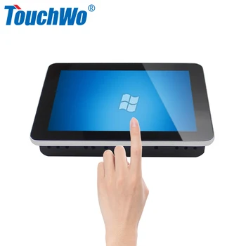 TouchWo Malej Veľkosti 8 palcový Kapacitný Android Win, Linux Ubantu Všetko V Jednom Panel PC Montáž na Stenu Priemyselné Dotykový Displej Monitory Obrázok