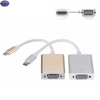 Typ C Usb, VGA USB3.1 VGAi MacBook TV Sieťovú Kartu Prepnúť Dual-head Gigabit Expander Dátový Kábel usb Hub Distribútor Notebooku Macbook Obrázok