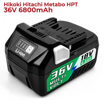 Upgrade 18V/36V MultiVolt Lítium-Iónová Krytu Batérie 3.8 Ah/6.8 Ah pre Hikoki Hitachi Metabo HPT 18V 36V Akumulátorové Náradie,BSL36A18 Obrázok