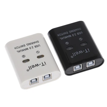 USB Tlačiarní Prístroj 2 V 1 Z Zdieľanie Tlačiarne a Zariadenia 2-Port Príručka Kvm Prepínanie Splitter Hub Konvertor Obrázok