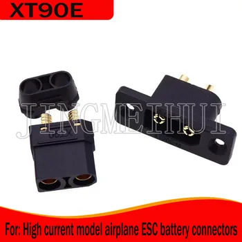 XT90E-M samec konektor s upevňovacie otvory pre high-súčasný model lietadla ESC batérie konektora pozlátený konektor batérie connecto Obrázok