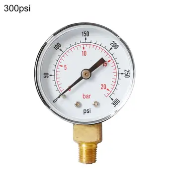 Y50 tlakomer 52mm 1/4 BSPT Vertikálne 15,30,60,100,150,300 PSI pre Banské/Home Vykurovanie/Domáce Meranie Tlaku Dropship Obrázok