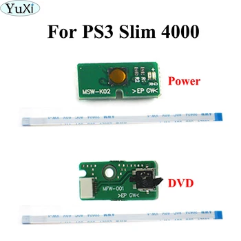 YuXi Výmena napájacích NA VYPNUTIE Dosky PBC Karty Pre PS3 Super Slim MSW-K02 MFW-001 CECH-4000 Kábel S vypínačom Obrázok
