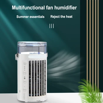ZK30 Domácnosti s Nízkym šumom, klimatizácia, Multifunkčný Chladiaci Ventilátor Zvlhčovač Prenosné USB Chladič Vzduchu Stolný Ventilátor Obrázok
