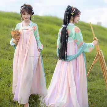 Čínske Tradičné Oblečenie Hanfu Šaty Žien Dávnych Princezná Cosplay Šaty Nastaviť Tang Dievča Víla Fotografie Šaty Sada Obrázok