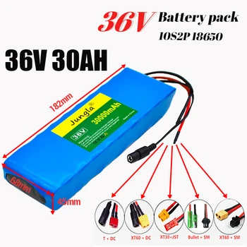 Batterie avec Chargeur pour Velo Skúter Moto Capacité 42V 500W 10S2P 36V 30Ah 18650 Li-ion Obrázok